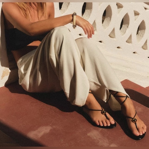🔥🔥Zara Black Strappy Sandals - Picture 6 of 6